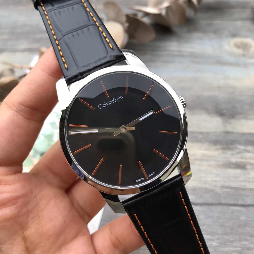 CK-1 原装 CK(CalvinKlein)专柜最热卖经典款 CITY系列,简洁2针,实用商务男表