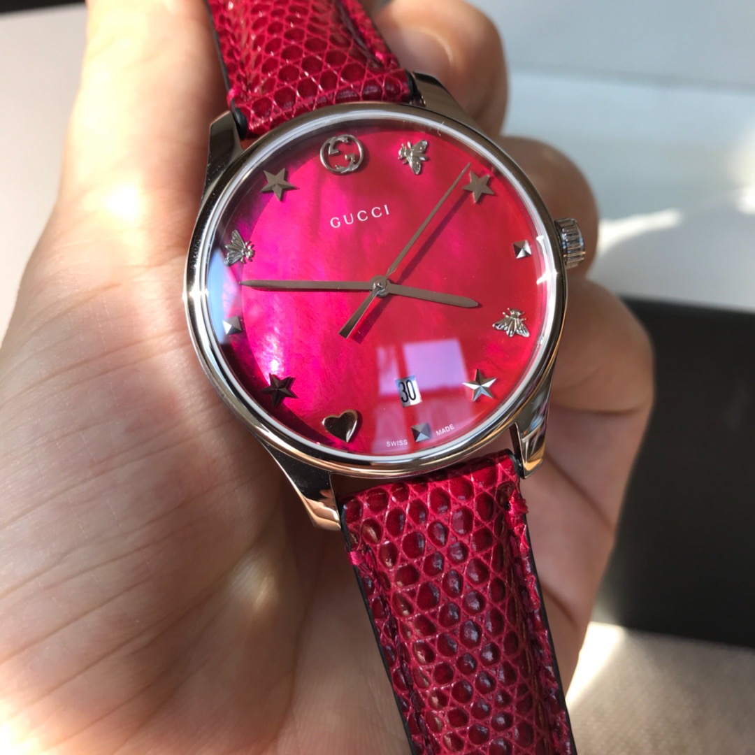 GC09 GUCCI古驰纯原厂正品,全套专柜包装,带盖章保卡,防伪卡,支持专柜验货,实物拍摄;GUC