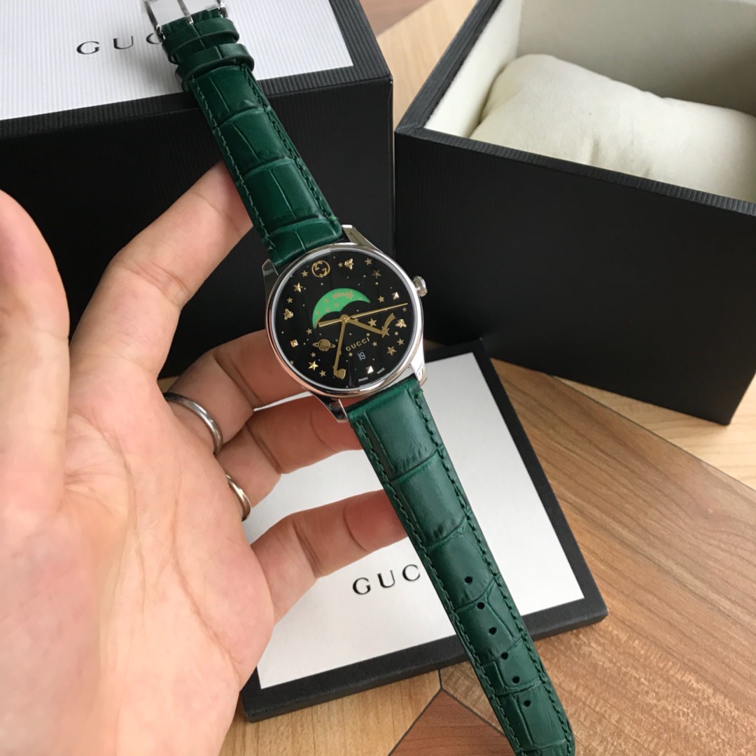 GC18 GUCCI古驰纯原厂正品,全套专柜包装,带盖章保卡,防伪卡,支持专柜验货,实物拍摄;GUC