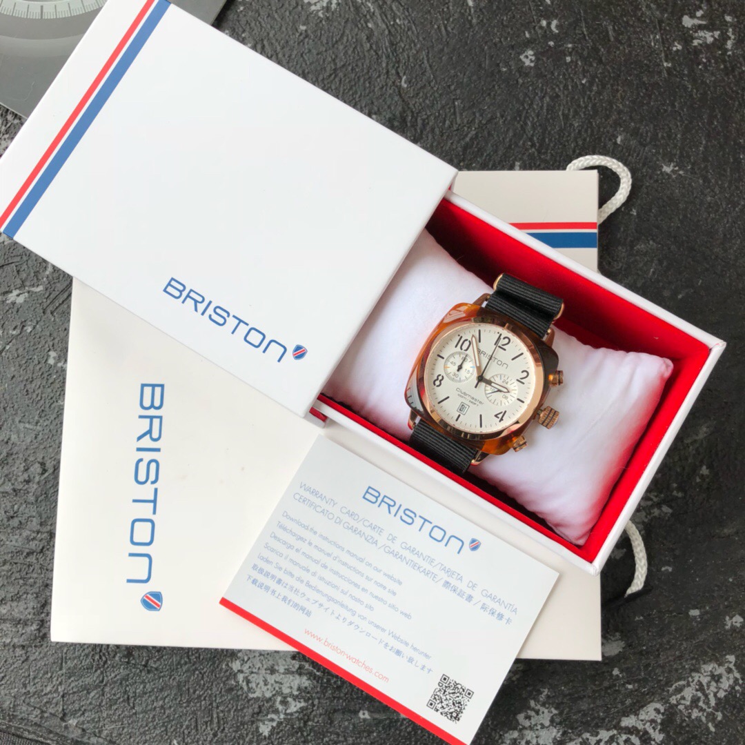 BR012 配全套包装，海淘正品，发过浪漫轻奢潮牌BRISTON布里斯顿，中性手表，周冬雨明星同款！新