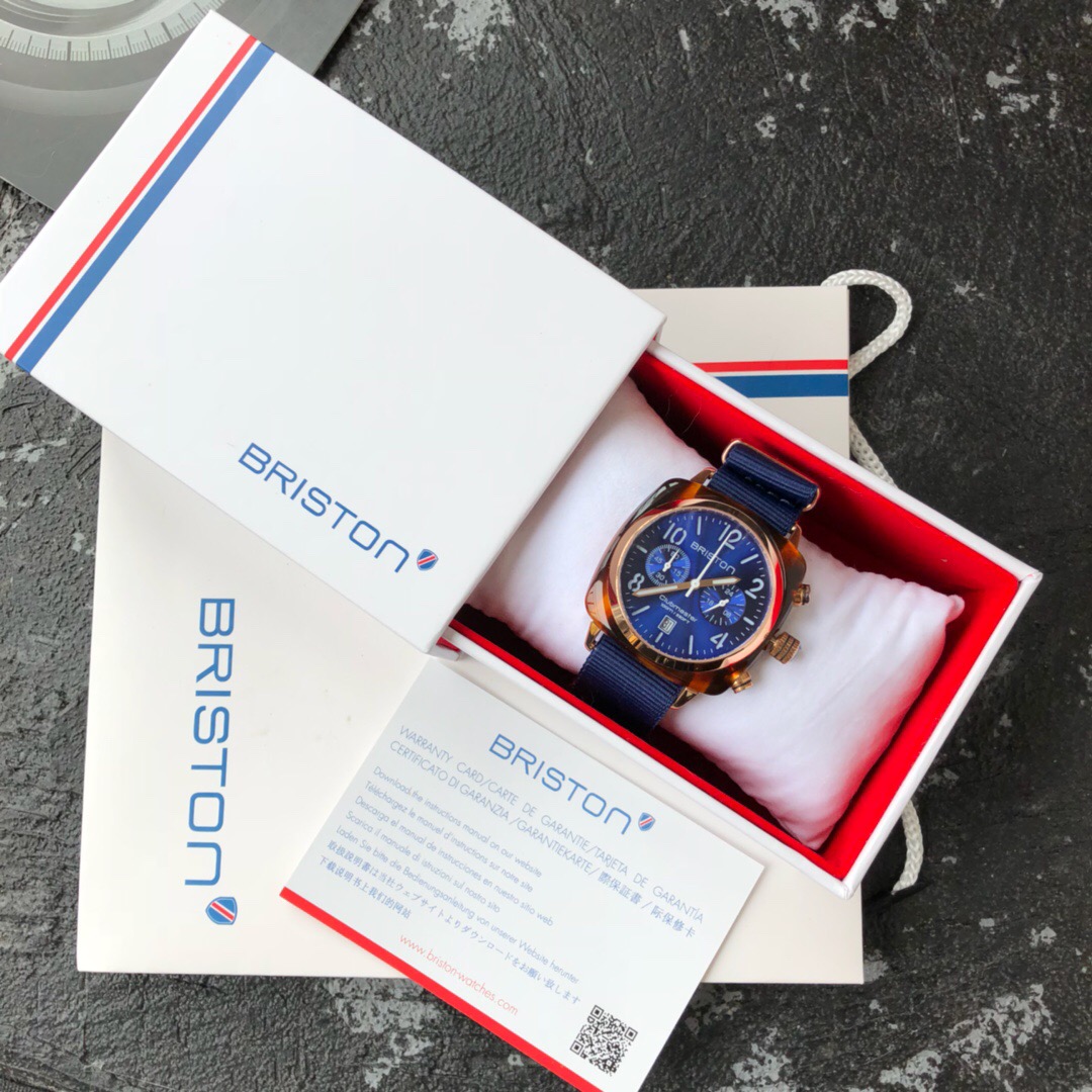 BR013 配全套包装，海淘正品，发过浪漫轻奢潮牌BRISTON布里斯顿，中性手表，周冬雨明星同款！新