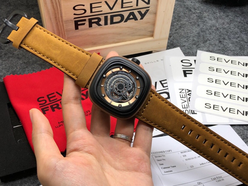 P2B03 极高版本七个星期五Seven Friday，原装西铁城miyota82s7机械机芯；型号：