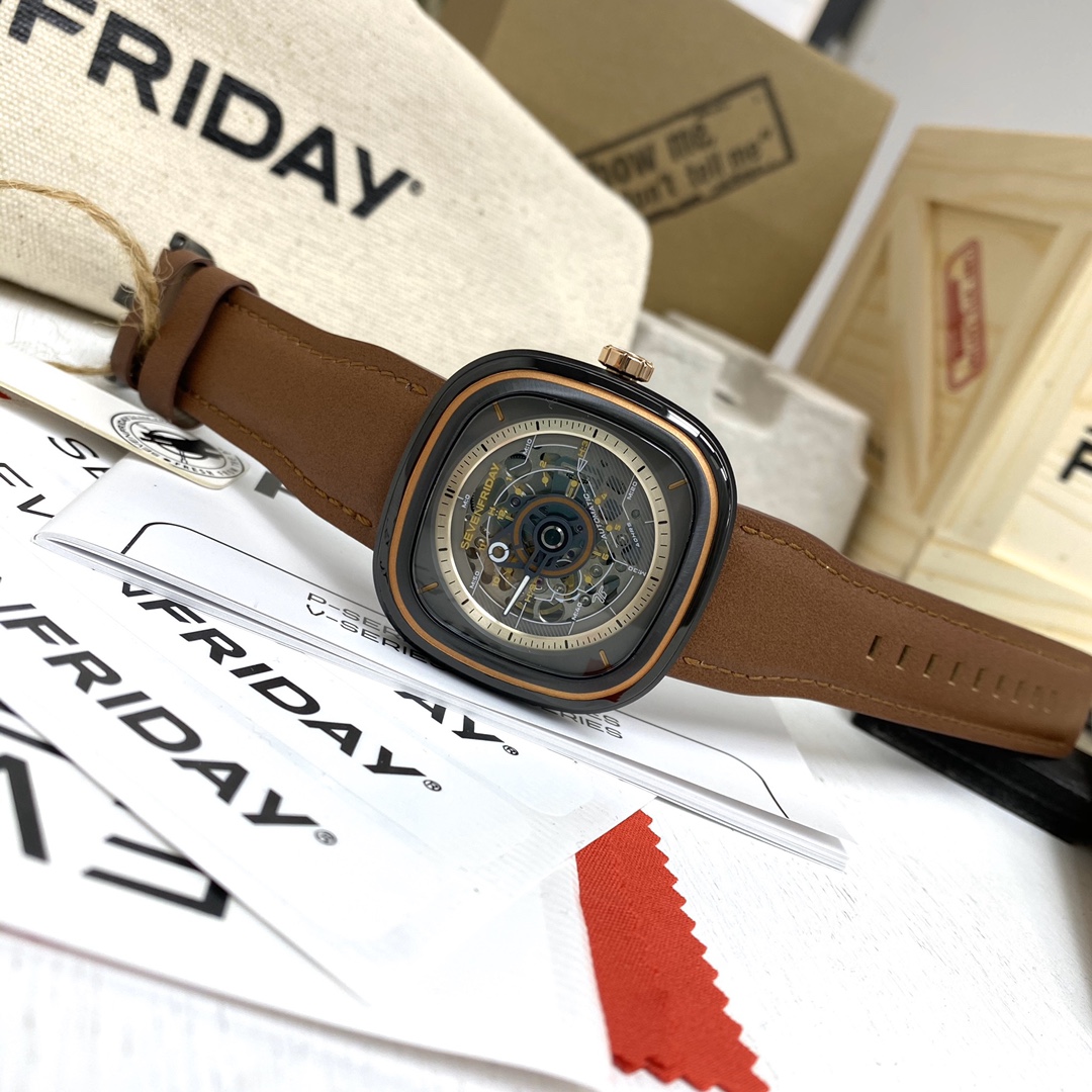 SF-11 SEVENFRIDAY 七个星期五手表机械男表T2/02  7周年全新之作新款比旧款更薄大