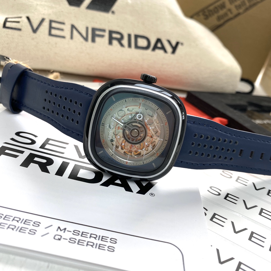 SF-10 SEVENFRIDAY 七个星期五手表机械男表T3/017周年全新之作新款比旧款更薄大小4