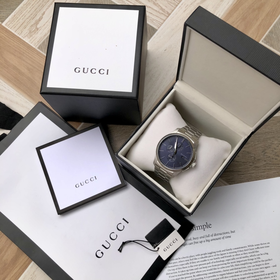 GC46 original Gucci,古驰 小蜜蜂精钢G-timeless系列男表,大部件原装厂出