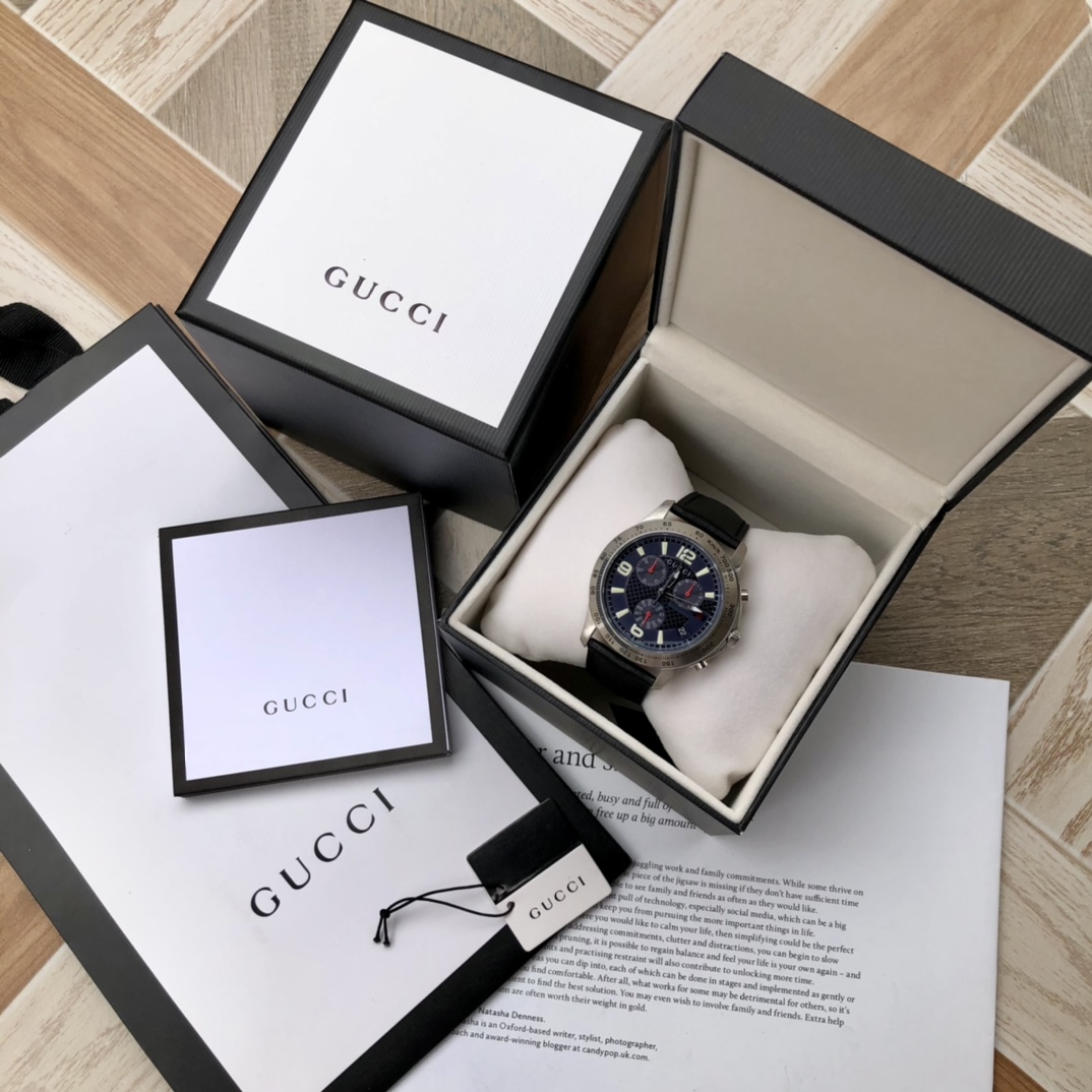 GC51 original Gucci,新款古驰 小蜜蜂皮带男表,大部件原装厂出。原装瑞士ETA石英