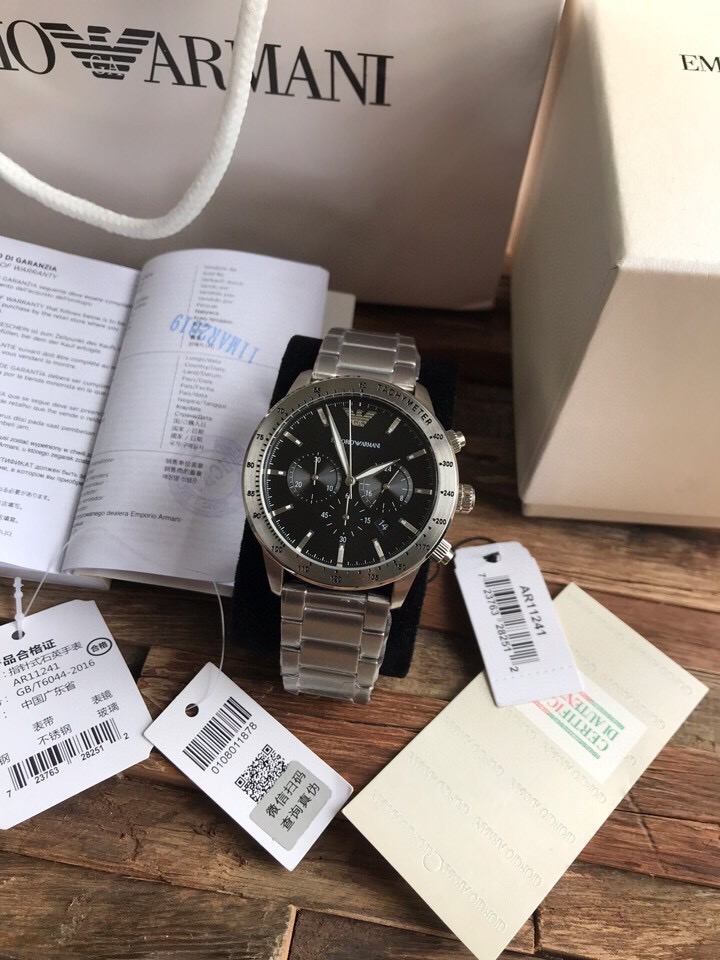 AR11241 ARMANI阿玛尼正品手表渠道货,全套专柜包装,带盖章保卡,防伪卡,支持专柜验货,实物拍摄