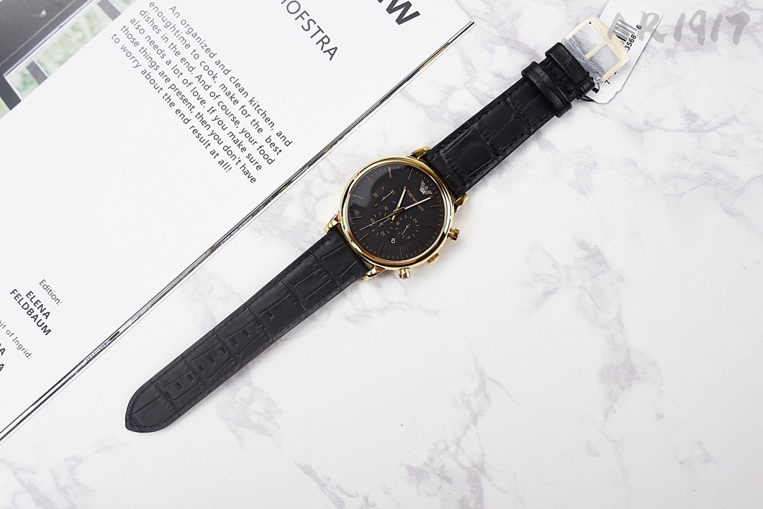 AR1917 ARMANI 阿玛尼正品手表渠道货，全套专柜包装，带盖章保卡，防伪卡，支持专柜验货，实物拍