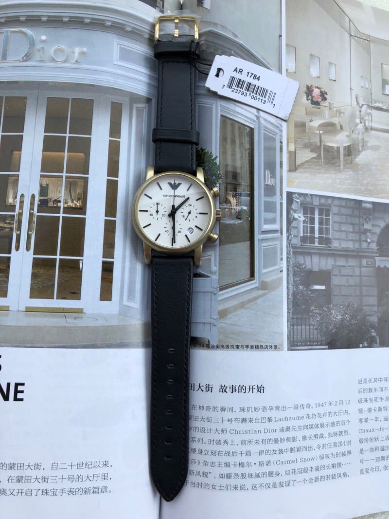 AR1784 ARMANI阿玛尼正品手表渠道货,全套专柜包装,带盖章保卡,防伪卡,支持专柜验货,实物拍摄