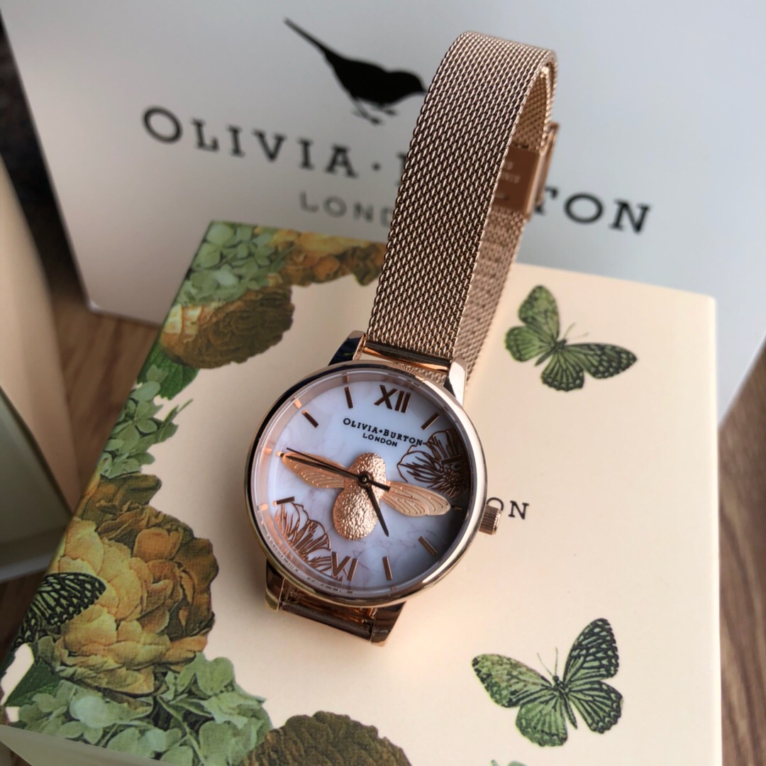 B004 来自英国的设计师品牌olivia burton(OB),正品手表渠道货,全套专柜包装,支持