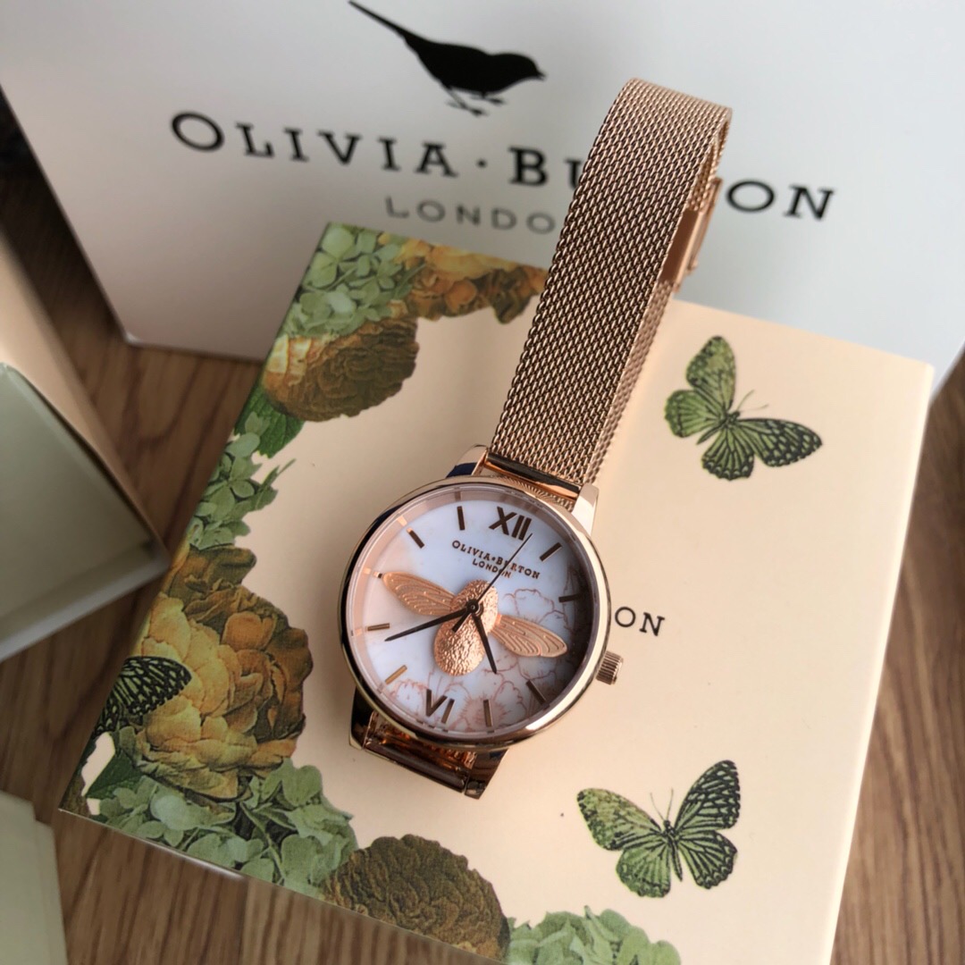 B005 来自英国的设计师品牌olivia burton(OB),正品手表渠道货,全套专柜包装,支持