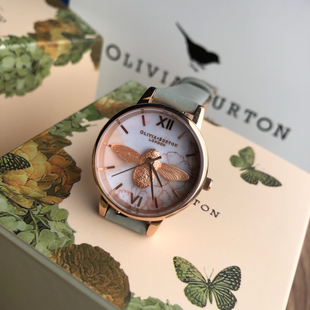 B008 来自英国的设计师品牌olivia burton(OB),正品手表渠道货,全套专柜包装,支持