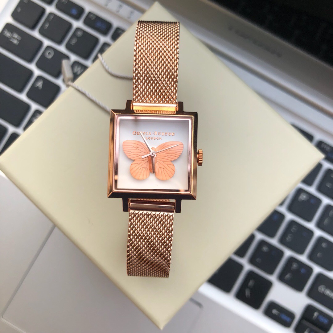 B009 来自英国的设计师品牌olivia burton(OB),正品手表渠道货,全套专柜包装,支持