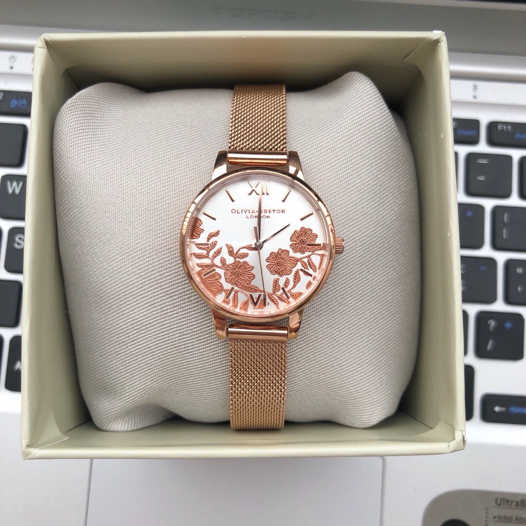 B010 来自英国的设计师品牌olivia burton(OB),正品手表渠道货,全套专柜包装,支持
